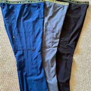 3-pack stretch scrub pants